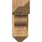 Ekena Millwork Funston Arts and Crafts Rough Sawn Bracket w/ Offset Brace, Western Red Cedar, 8"W x 20"D x 20"H BKT0806X20X20FST03RWR - alternate 2